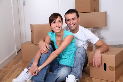 Local packing supplies prepared for a Stockwell property move