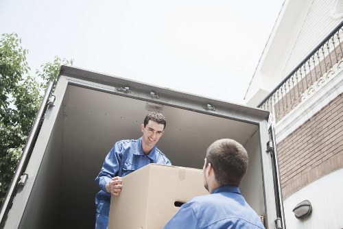 Unpacking boxes into a new Stockwell flat