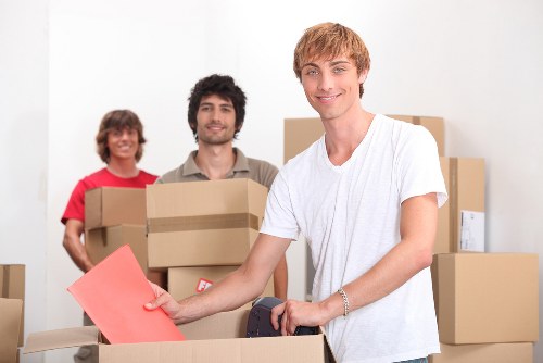 Piano removals equipment prepared for a local South London property