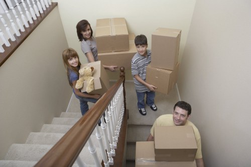 Flat removal service handling stairs and furniture in Stockwell